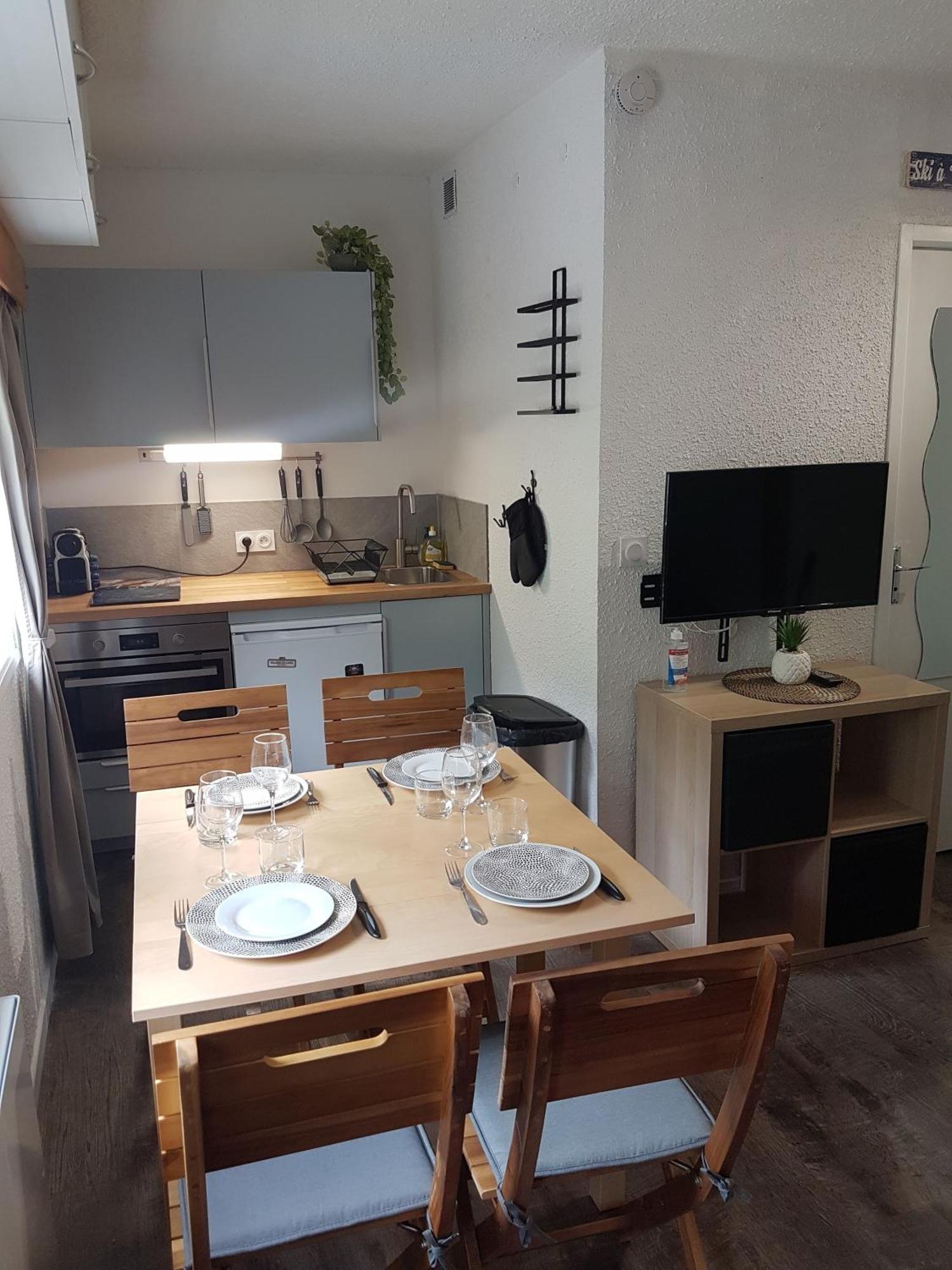 Studio Avec Linge De Maison Fourni Et Tout Equipe Aux Pieds Des Pistes 빌라르 드 랑 외부 사진