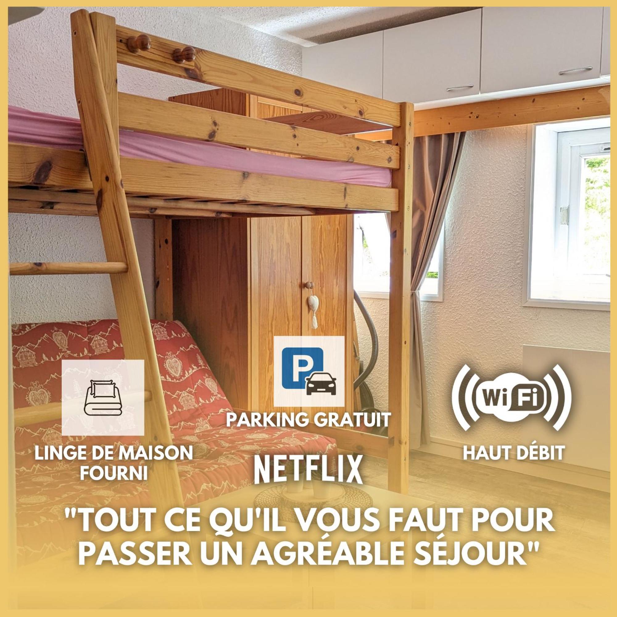 Studio Avec Linge De Maison Fourni Et Tout Equipe Aux Pieds Des Pistes 빌라르 드 랑 외부 사진